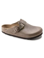 dřeváky Boston Brown leather žabky regular wide model 21735761 - Birkenstock