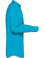 Daiber JN 678 Popelínová košile s dlouhým rukávem 02.0678 turquoise Daiber JN 678 Popelínová košile s dlouhým rukávem 02.0678 turquoise