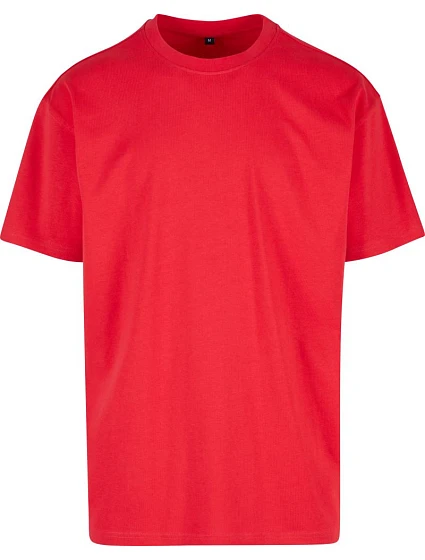 Build your Brand BY 102 Oversize tričko z těžké bavlny 56.0102 city red Build your Brand BY 102 Oversize tričko z těžké bavlny 56.0102 city red