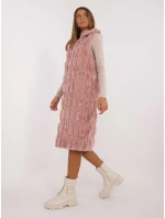 Kamizelka AT KZ ciemny różowy model 20479865 - FPrice Kamizelka AT KZ ciemny różowy model 20479865 - FPrice