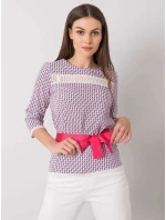 Halenka LK BZ model 15440725 bílá a růžová - FPrice