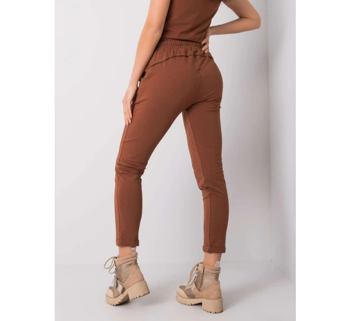 Tepláky RV DR 3589.07X tmavě hnědá