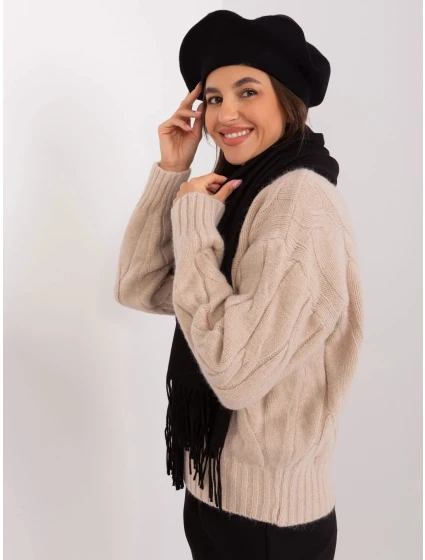 Dámský baret  231305.91P černý - FPrice