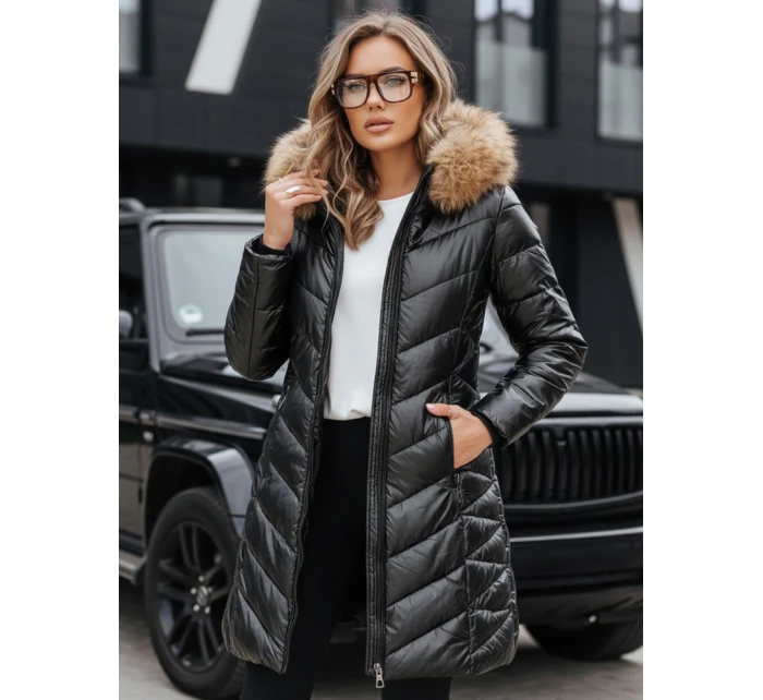 Dámská prošívaná zimní bunda BELLATRIX černá FashionStreet TY4581z