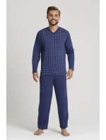 Pánské pyžamo Gucio long/r 4XL-5XL