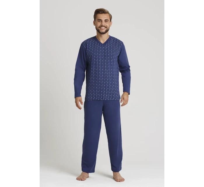 Pánské pyžamo Gucio long/r 4XL-5XL