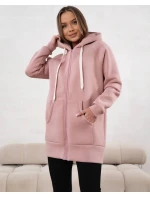 Gruba rozpinana bluza damska Goodlookin jasny różowy (551) Gruba rozpinana bluza damska Goodlookin jasny różowy (551)