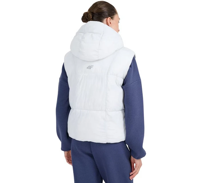 Dámská vesta 4F F299 cool světle šedá 4FWAW25TVJAF299 27S Dámská vesta 4F F299 cool světle šedá 4FWAW25TVJAF299 27S