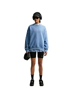 Dámská mikina Studio Fleece, modrá, model 22313329 - NIKE Dámská mikina Studio Fleece, modrá, model 22313329 - NIKE