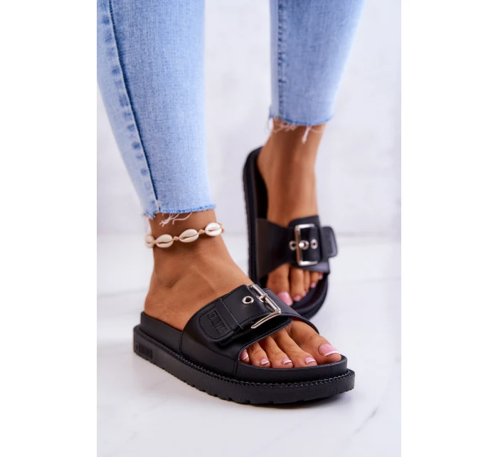 Klasické pantofle Big Star Černé model 21579632 - Big Star Shoes Klasické pantofle Big Star Černé model 21579632 - Big Star Shoes