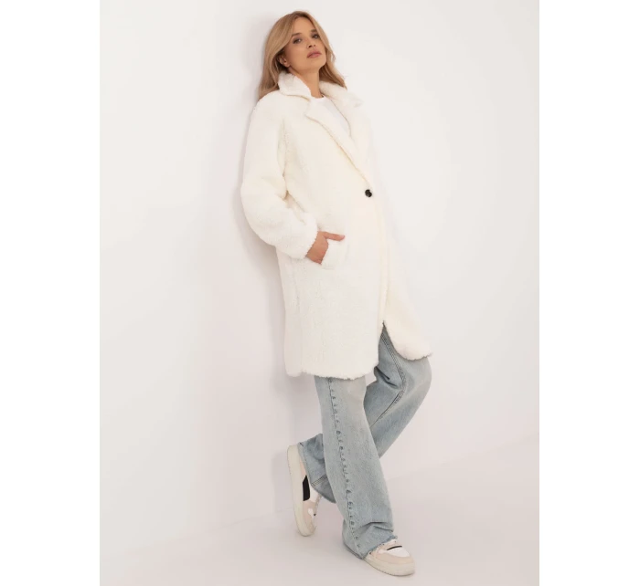 Kabát DHJ PL 19991.93P ecru Kabát DHJ PL 19991.93P ecru