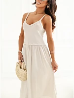 Šaty MI SK 22586.62 světle béžové