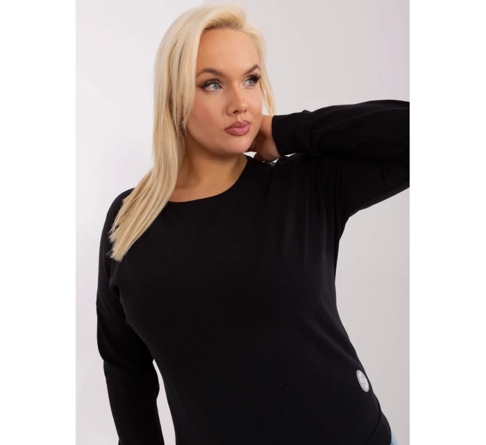 Bluzka RV BZ model 19349323 czarny - FPrice Bluzka RV BZ model 19349323 czarny - FPrice