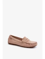 Dámské eko semišové mokasíny, světle béžová Rerteria Dámské eko semišové mokasíny, světle béžová Rerteria