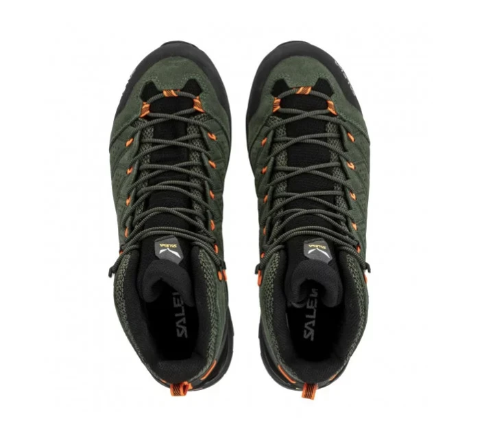 Pánské kotníkové boty 61384-5400 Tmavě zelená - Salewa