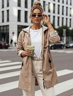 Dámská přechodná bunda parka MEROY béžová FashionStreet TY4288