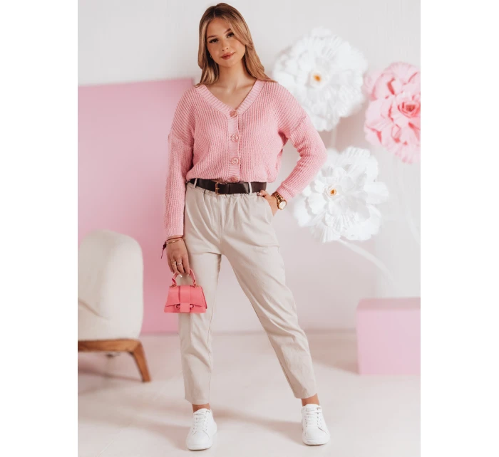 Dámské kalhoty s páskem  model 21985710 - Dstreet