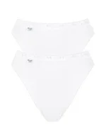 Dámské kalhotky Sloggi Basic+ Tai 2P bílé Dámské kalhotky Sloggi Basic+ Tai 2P bílé