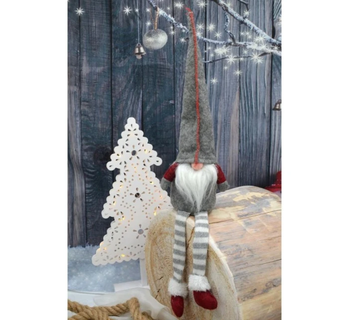 DEKORATIVNÍ TRPASLÍK 30+15CM ŠEDÝ DEKORATIVNÍ TRPASLÍK 30+15CM ŠEDÝ