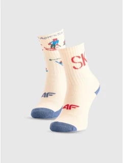 Chlapecké kotníkové ponožky (2 balení) 4F 4FJRAW25USOCM601-11S