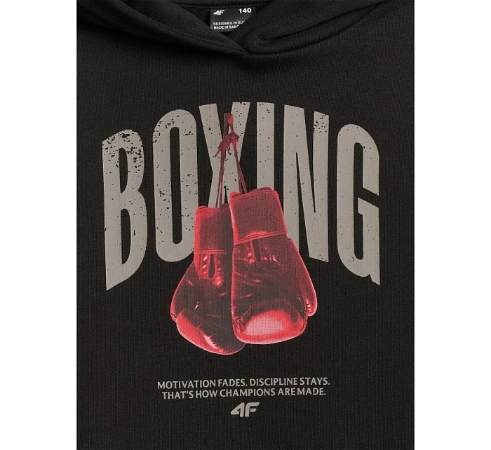 Chlapecká mikina s kapucí 4F 4FJRSS26TSWSM2904-20S Chlapecká mikina s kapucí 4F 4FJRSS26TSWSM2904-20S