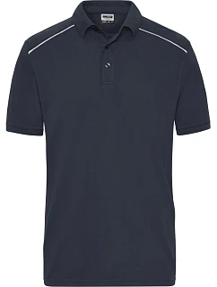 Daiber JN 892 Pánské pracovní piqué polo "Solid" 02.0892 navy