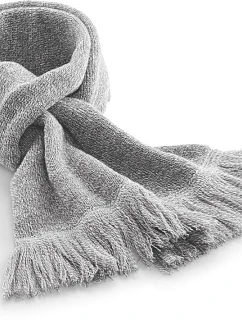Beechfield B 470 Pletená šála "Classic" 53.0470 heather grey