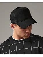 Beechfield B 643 5 panelová kšiltovka "Suede Snapback Trucker" 53.0643 black