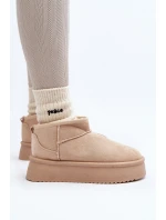 Dámské Sněhule Na Podrážce Beige model 21645981 - Boto Dámské Sněhule Na Podrážce Beige model 21645981 - Boto