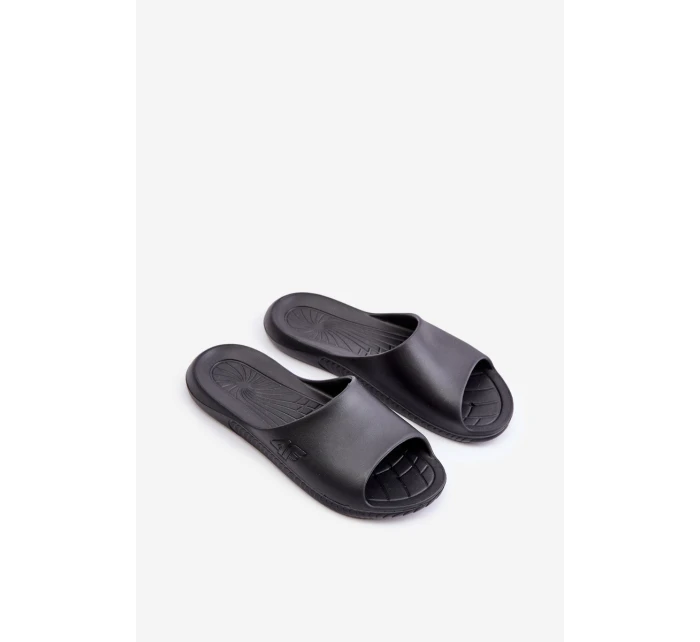 Pánské Pantofle Černé model 21675231 - 4F Pánské Pantofle Černé model 21675231 - 4F