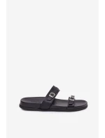 Dámské Sandály S Přezkami Černé model 21700018 - Boto Dámské Sandály S Přezkami Černé model 21700018 - Boto