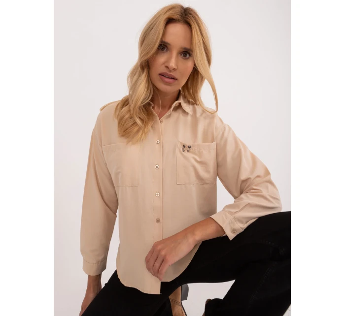 BA KS 0317 košile.76 béžová