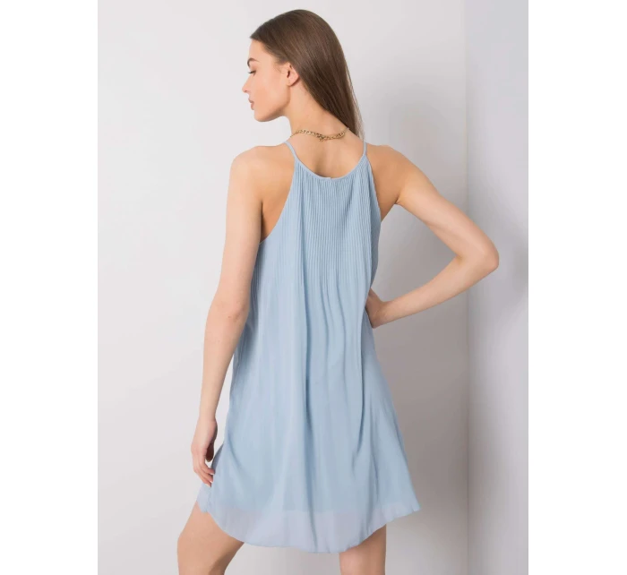 Šaty model 18371852 světle modré - FPrice Šaty model 18371852 světle modré - FPrice
