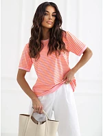 T shirt IT TS model 22084308 ciemny różowy - FPrice T shirt IT TS model 22084308 ciemny różowy - FPrice