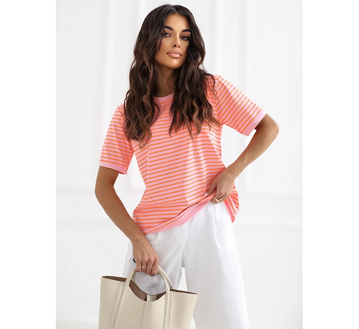 T shirt IT TS model 22084308 ciemny różowy - FPrice T shirt IT TS model 22084308 ciemny różowy - FPrice