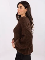 Jumper MI SW 1610.18 tmavě hnědý Jumper MI SW 1610.18 tmavě hnědý