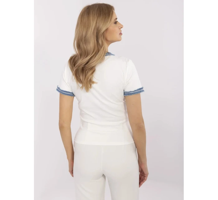 T shirt NM TS model 20989497 ecru - FPrice T shirt NM TS model 20989497 ecru - FPrice