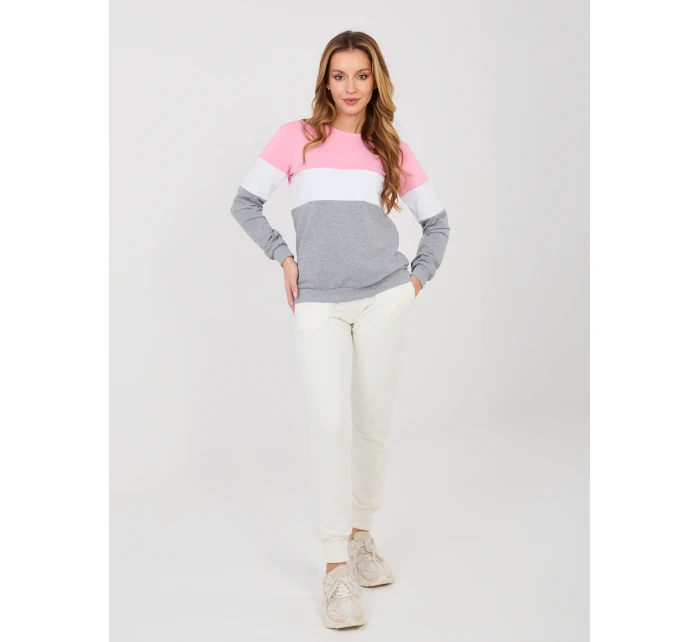 Bluza RV BL model 22013718 szaro różowy - FPrice