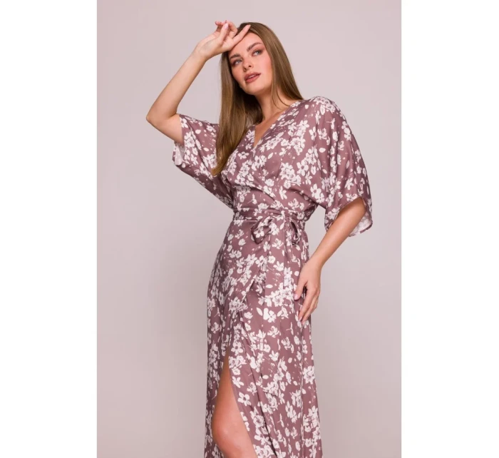 model 21154666 Zavinovací maxi šaty s potiskem model 2 - STYLOVE