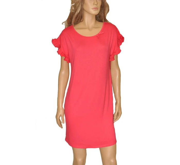 Dámská noční košile De Lafense 372 Falbene kr/r Dámská noční košile De Lafense 372 Falbene kr/r