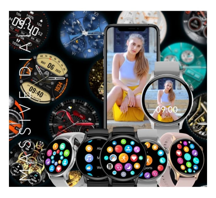 Dámské chytré hodinky model 21806601 - RUBICON Dámské chytré hodinky model 21806601 - RUBICON