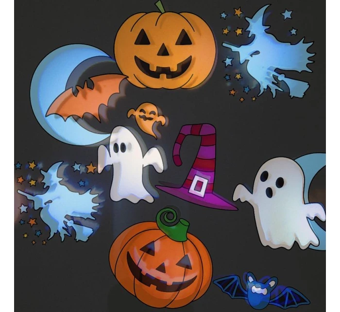 PROJEKTOR LED PROJEKTOR VYMĚNITELNÝ FILM HALLOWEEN SVÁTKY