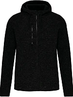 Kariban ProAct PA 366 Dámská pletená fleecová bunda s kapucí 20.P366 dark grey melange