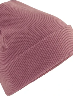 Beechfield B 830N Pletená čepice z bio bavlny 53.830N rose