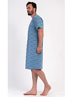 Pánská noční košile s krátkým rukávem model 22405220 - Vienetta MAN Pánská noční košile s krátkým rukávem model 22405220 - Vienetta MAN
