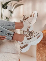 CELESTIC dámské tenisky na platformě béžové FashionStreet ZY0818
