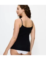 Sense Of Cotton Spaghetti Top - BLACK - TRIUMPH BLACK - TRIUMPH Sense Of Cotton Spaghetti Top - BLACK - TRIUMPH BLACK - TRIUMPH