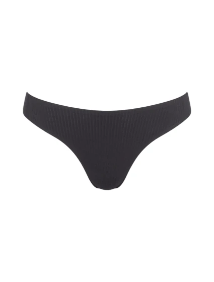 Dámské tanga ZERO Feel Pure String - BLACK - černé 0004 - SLOGGI
