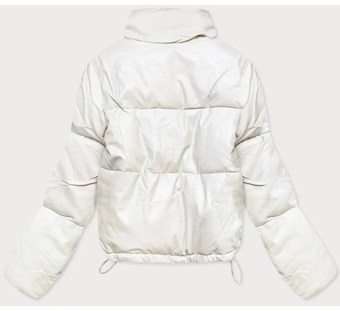 KRÓTKA KURTKA DAMSKA  ECRU model 21242559 - Ann Gissy