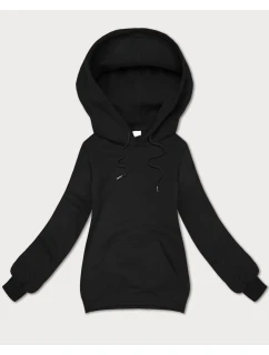 Černá volná klokaní mikina s kapucí S'West (B-11#)